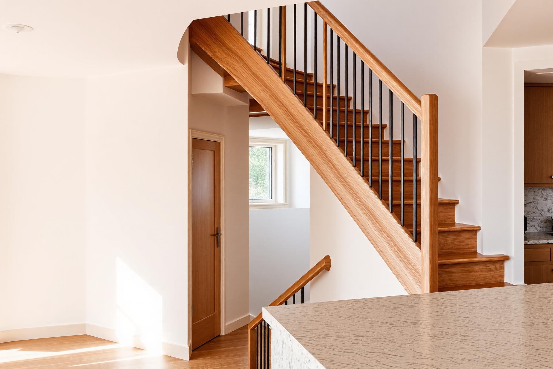 Interior with natural oak staircase